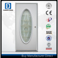 Emergency Break Safe Tempered Glass Steel Door